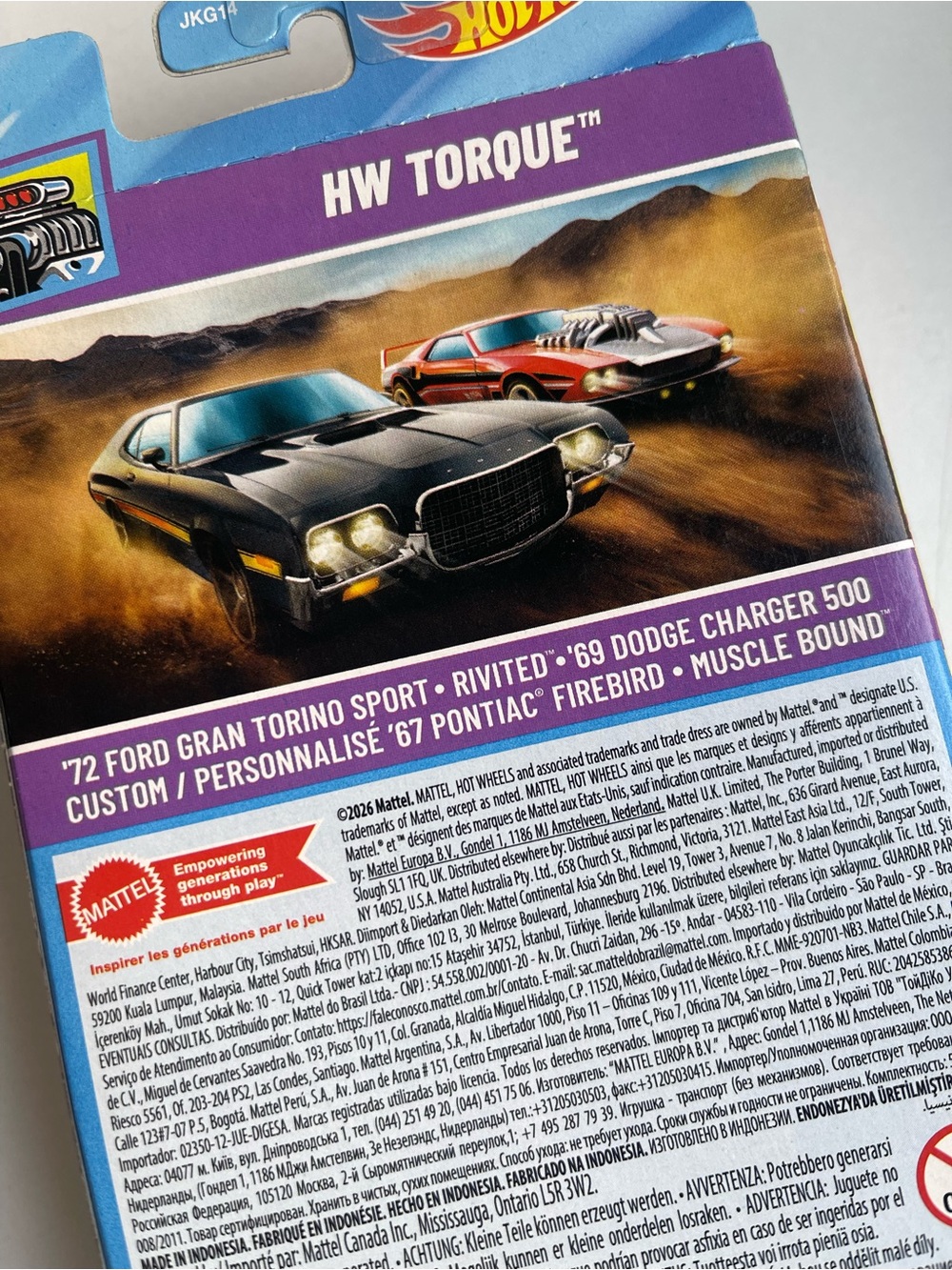 2026 Mattel Hot Wheels HW Torque 5-Pack - Pontiac Firebird, Ford Torino - Picture 3 of 5